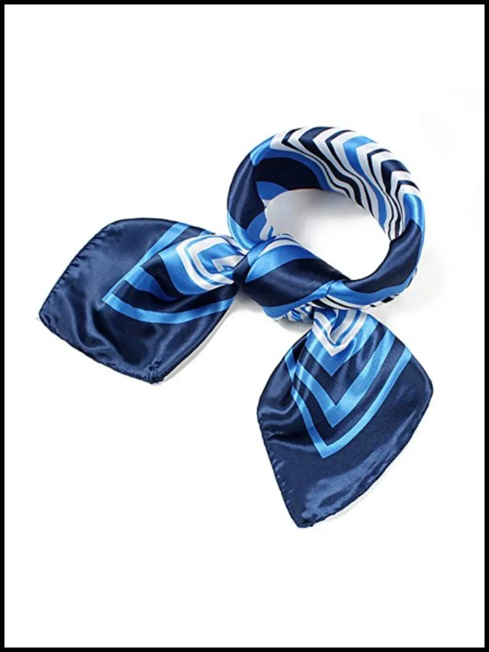 Satin Silk Feeling Square Scarf Head Hair Wraps Kerchief 23.6